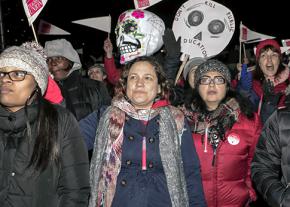 Thousands of Chicago teachers and their supporters turned out for a huge downtown rally